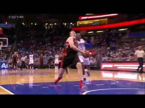 Raptors Highlights: Hansbrough's Steal And Slam - April 10, 2015