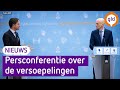Persconferentie Mark Rutte en Ernst Kuipers over versoepelingen | Omroep Gelderland