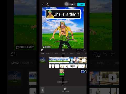 Pixel Edit Trend On Capcut | AERO JUMP - SLOWED Edit #capcut #capcuttutorial #pixeltrendedit #zoro