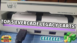 Top 5 Evercade Legacy Carts! Worth Picking Up Even At Crazy Prices??