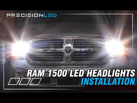 How To Install Ram 1500 LED Headlights - 4th Gen | 2009 - 2018