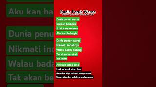 Download lagu Lirik lagu 'Dunia Penuh Warna' Reff 1 #duniapenuhwarna #magic5season3 # #music mp3