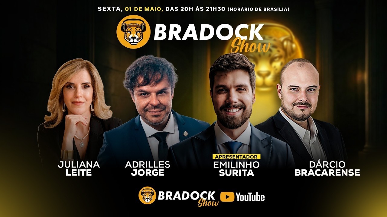 Bradock Show 01/05/26 - EMILINHO, ADRILLES JORGE, Dárcio Bracarense e Juliana Leite