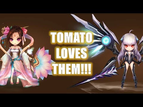[Summoners War] Tomato's Favorite Yeonhong + Akroma [魔灵召唤]  番茄的爱将 光舞女 + 光瓦