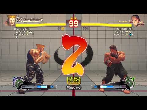 Blue Emblem (Guile) vs SHIMAN029 (Ryu) 1