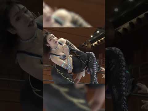 【股下83cmの美脚で絡みつく】卍固め / 上福ゆき【プロレス技】