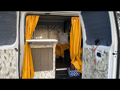 VAN TOUR || Self Build By Solo Female Cozy Tiny Home On Wheels || FULLTIME VANLIFE