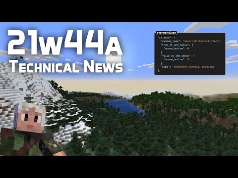 Technical News in Minecraft Snapshot 21w44a