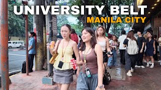 UNIVERSITY BELT MANILA CITY-STREET SCENES IN THE AFTERNOON [4k]