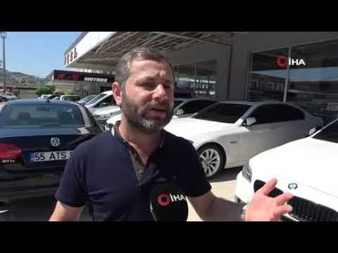 Samsun’da ikinci el oto pazarında bayram sonrası hareketliliği