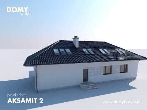 Wizualizacja projektu domu Aksamit 2