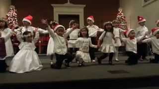 kids sing Jingle bell rock and rockin around the Christmas tree kids 4 years old