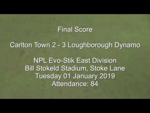 Carlton Town v Loughborough Dynamo - Match Highlights 01/01/2019