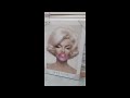 Video: Cuadro Marilyn Monroe mascando chicle. Lienzo montado sobre bastidor.