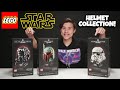 LEGO STAR WARS HELMET COLLECTION!!! 18+ Boba Fett Set Build!