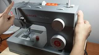 Singer Heavy Duty Sewing Machine 4432 #HowToThread #WindingTheBobbin #AutomaticNeedleThreading