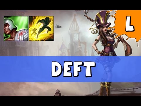 EDG Deft as Caitlyn vs Lucian ADC - HIGHLIGHTS - League of Legends