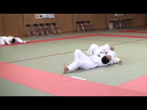 柔道JUDO、寝技！腕三角返しはアナコンダ固め(^^)毛呂道場byてる先生(H28.8.8)当時のを再編集(H30.11.12)