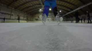 preview picture of video 'Tafla Gliwice 2014 - Ice freestyle'