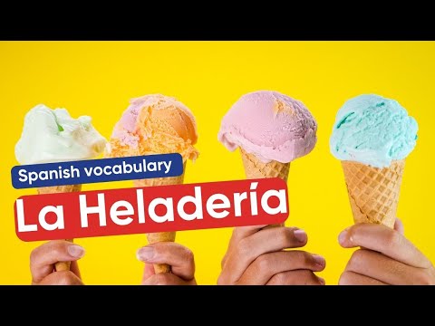 Ice Cream Shop 🍧 | Learn Spanish Ice Cream Vocabulary