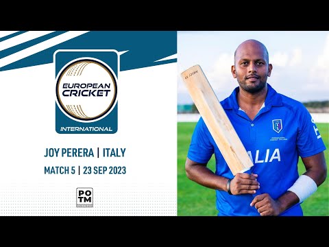 POTM: J.Perera - ITA vs AUT | Highlights | ECI Italy, Rome | 23 Sep 2023 | ECI23.137