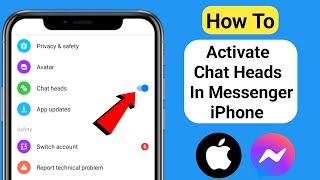 How To Activate Chat Heads In Messenger iPhone | Enable chat heads on messenger