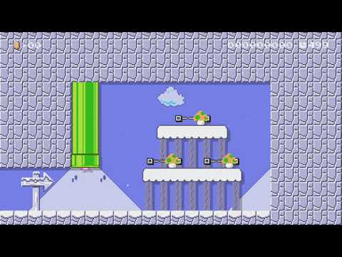 【One Screen Puzzle】カギと足場 by さとったひと - Super Mario Maker 2 - No Commentary 1bu