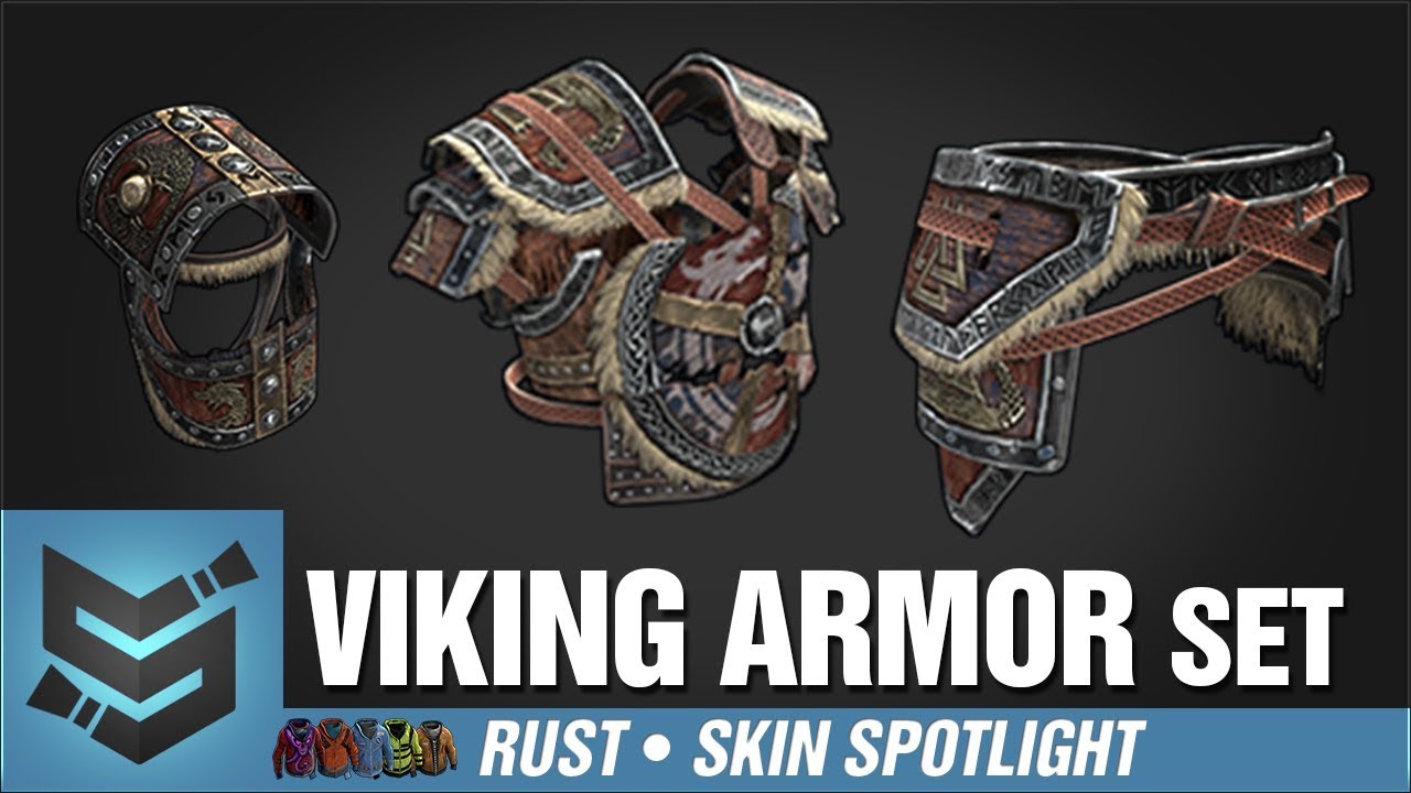 Rust Skin Spotlight • Viking Armor Set (Roadsign Vest, Roadsign Pants, Coffee Can Helmet)