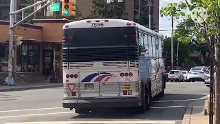 RARE New Jersey Bus Series: 2002 MCI D4000 #7866 on the 165 to North Hackensack