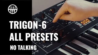 Video thumbnail for Sequential Trigon-6 All Presets (No Talking) | Thomann by Voltage Labs