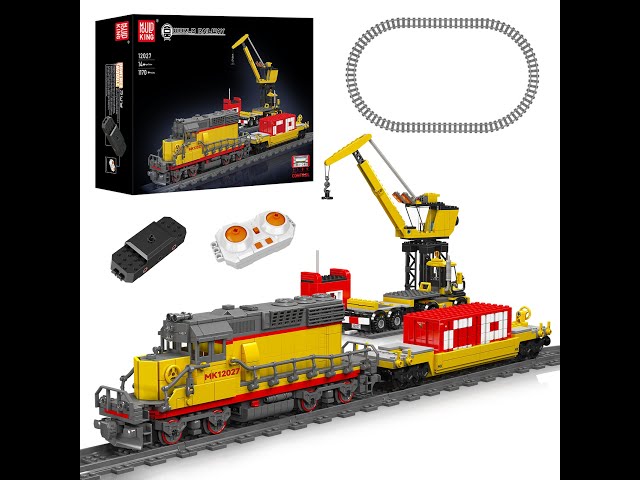 Vidéo teaser pour Mould King 12024 12026 12027 Train rail car