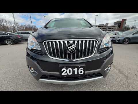 2016 Buick Encore AWD 4dr Convenience in Black for sale at Ontario Motor Sales in Oshawa, ON