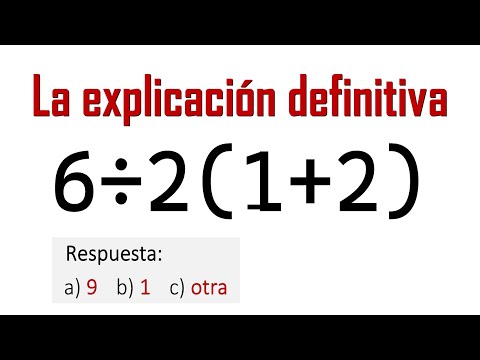 LA EXPLICACIÓN DEFINITIVA DE LA OPERACIÓN ARITMÉTICA VIRAL, 6÷2(1+2)