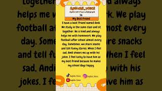 Download lagu Shadowing Practice | My Best Friend in English | Sahabat Terbaikku dalam Bahasa Inggris mp3