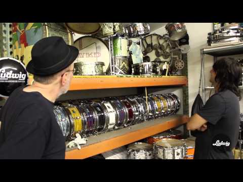 Bun E. Carlos gives a tour of his impressive Ludwig Drum collection