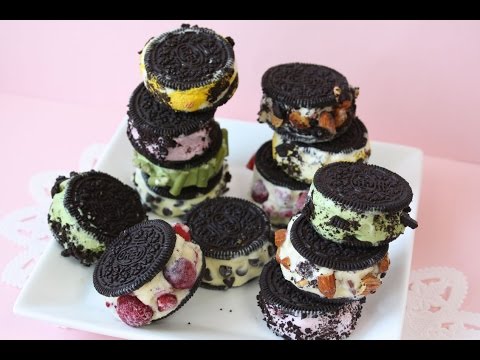 Oreo Ice Cream Sandwich オレオアイスサンド 可愛くて美味しい！