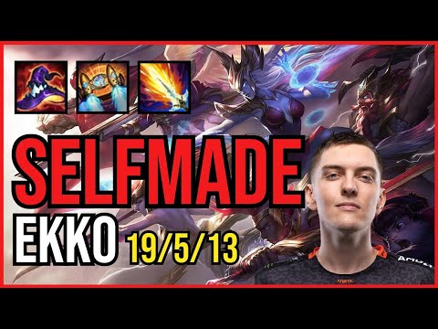 SELFMADE - EKKO vs. ORIANNA Mid | EUW GRANDMASTER | PATCH 10.25