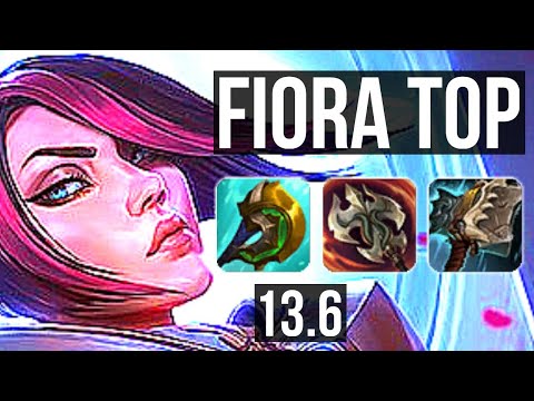 FIORA vs SION (TOP) | 12 solo kills, 72% winrate, 18/3/6, Legendary | TR Grandmaster | 13.6