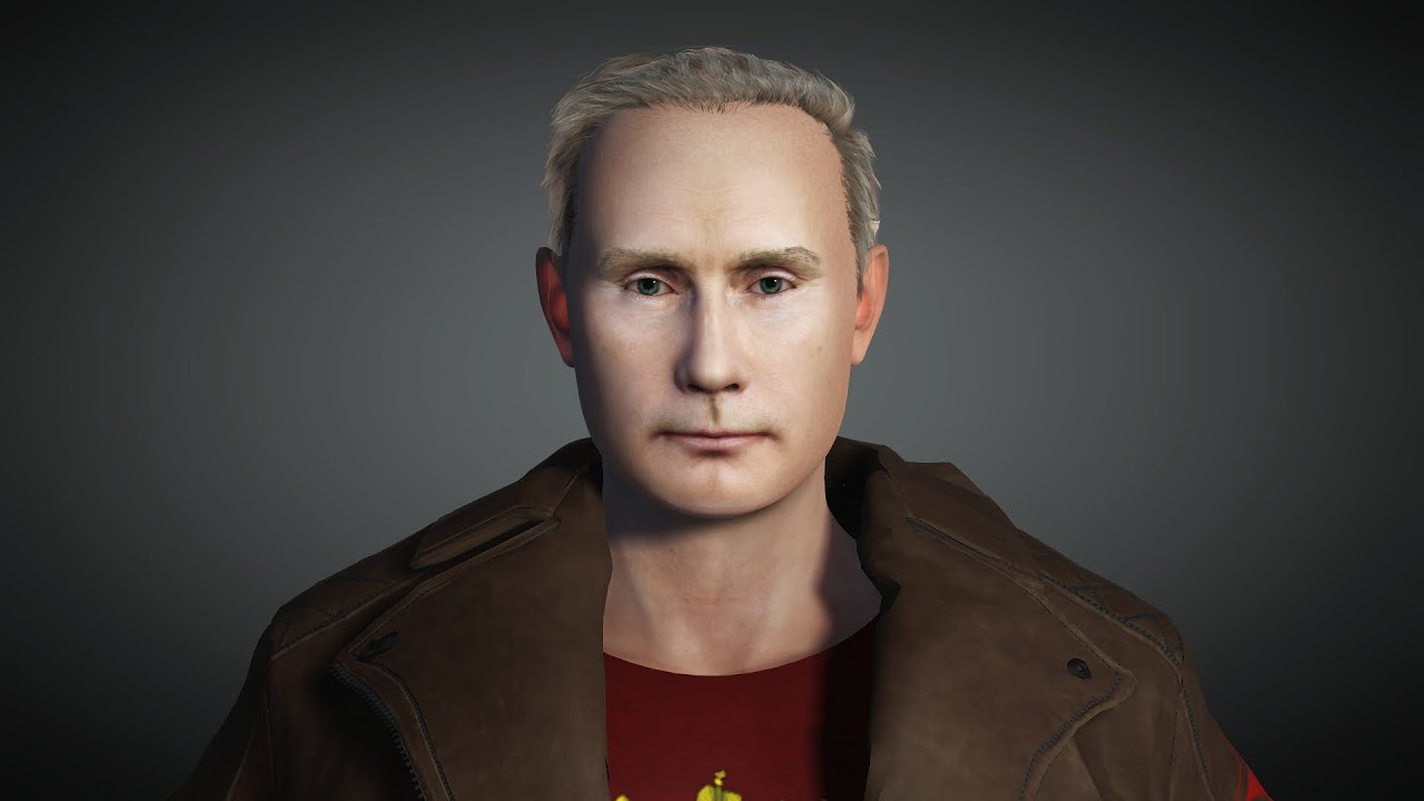 俄罗斯总统弗拉基米尔&middot;普京 3D Rigged 模型已准备好进行动画制作 3D 模型