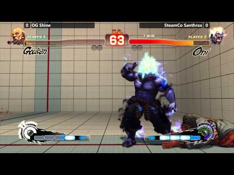 USF4 @ Last Man Standing - OG Shine (Gouken) vs SteamCo Santhrax (Oni) [720p/60fps]