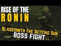 Rise of the Ronin - Bladesmith The Setting Sun boss fight
