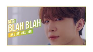 NEXT「Blah Blah」• Line Distribution | 乐华七子
