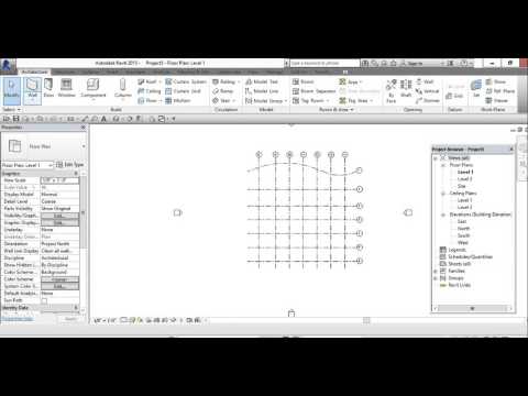 Create Grids and Levels in Revit