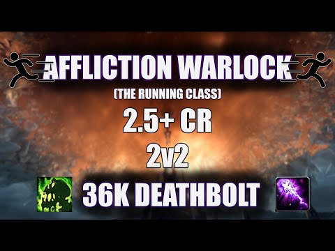 "INSANE" 2v2 ARENA as Affliction Warlock - Shadowlands | 36K One shot DEATHBOLT!!