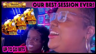 My Luck Was Crazy On This All Aboard Slot! HUGE WINS!