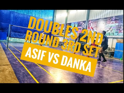Doubles Asif VS Danka 3rd Set || Badminton Tournament