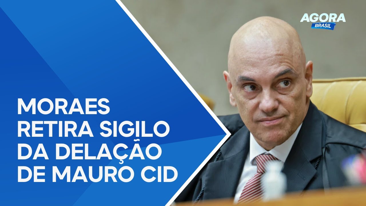 Alexandre de Moraes retira sigilo da delação de Mauro Cid!