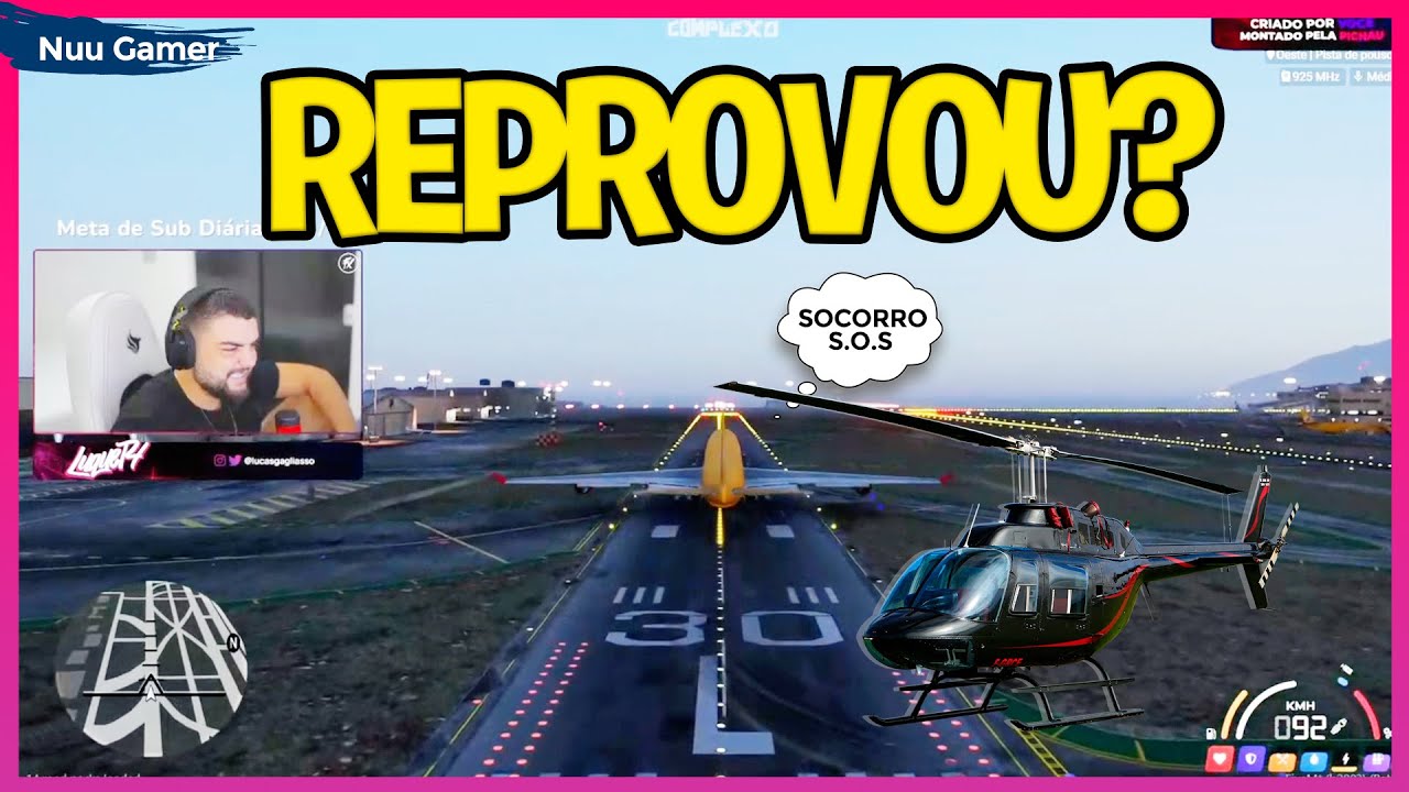 RED BEIRAMAR CONSEGUIU TIRAR CARTEIRA DE PILOTO NO GTA RP? (PAULINHO O LOKO)