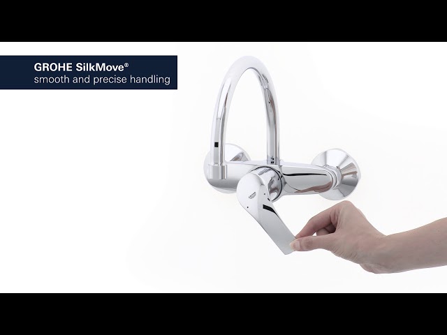 خلاط مطبخ جداري يورو سمارت جروهي / GROHE