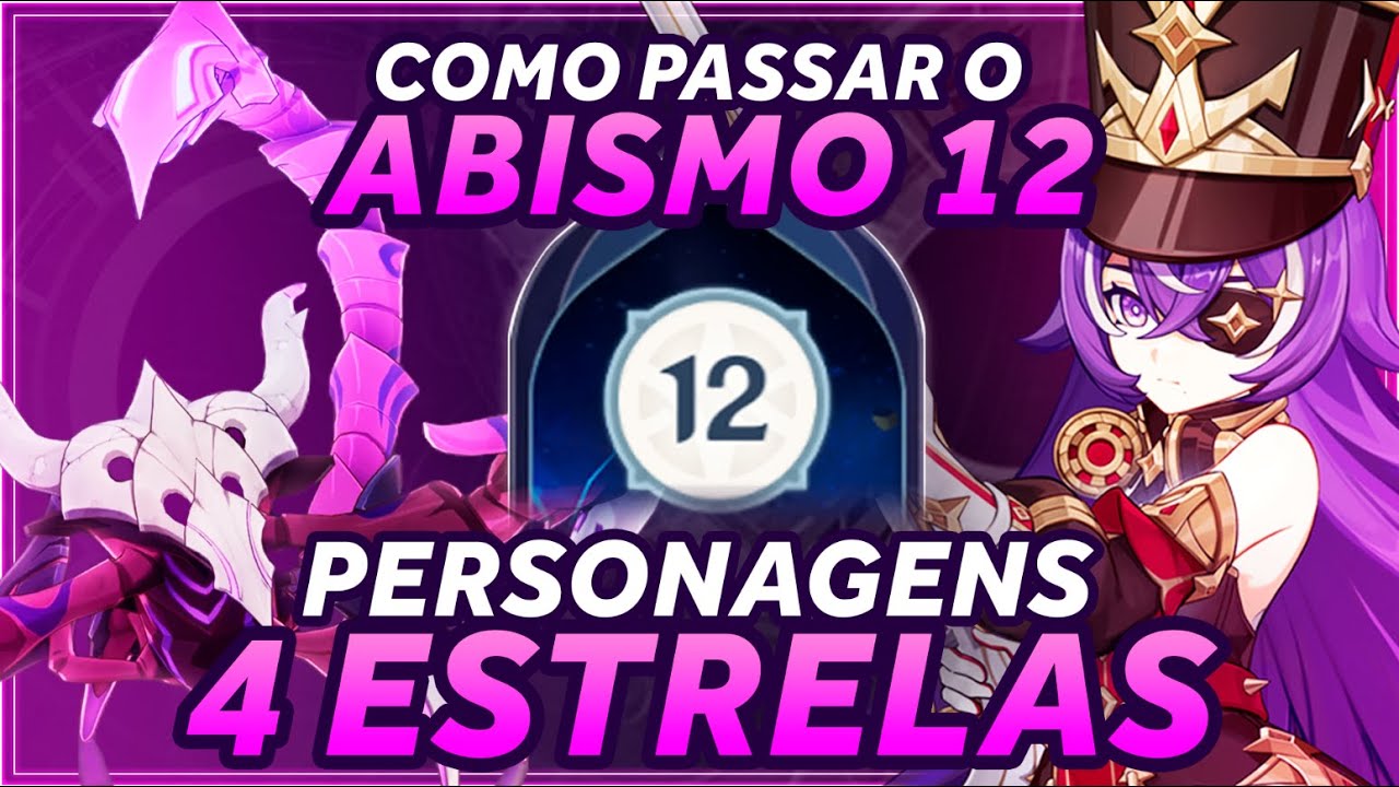 O ABISMO está FÁCIL DEMAIS com ESSAS DICAS! APENAS 4⭐ GENSHIN IMPACT